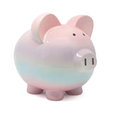 13" Raspberry Ombre Boss Hog Piggy Bank